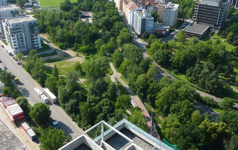Výhled ze střechy